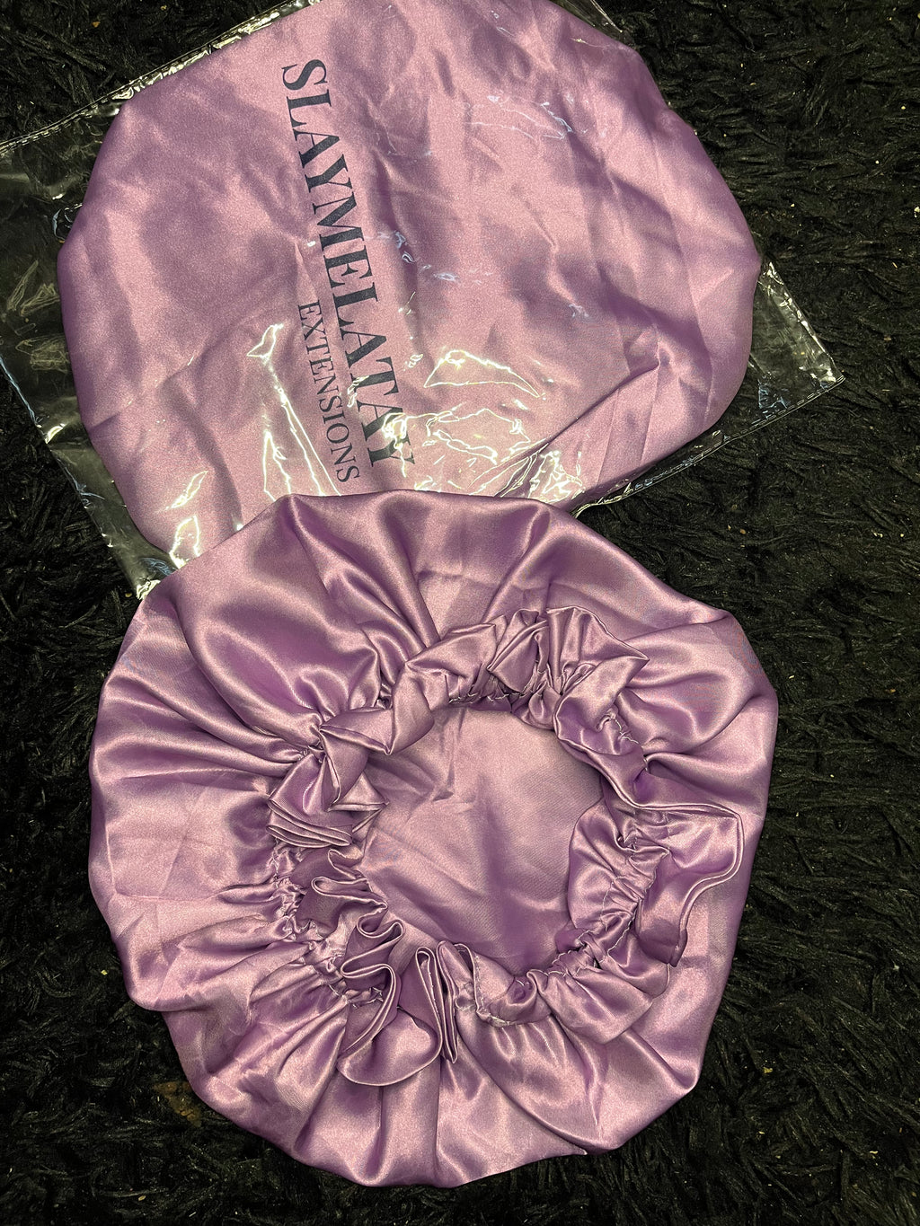 Double-Layer Satin Bonnet